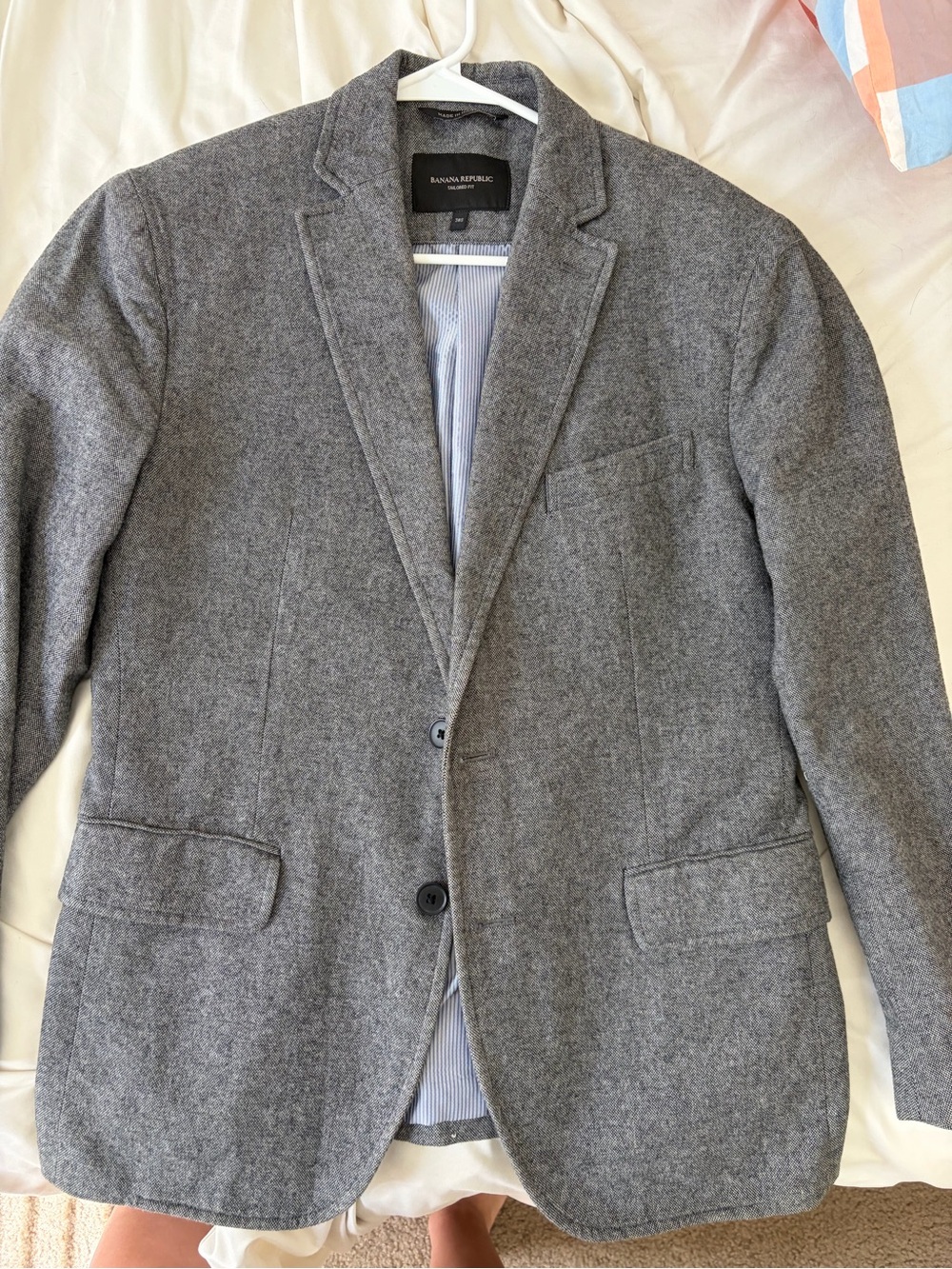 Banana Republic Gray Wool-Blend Sport Coat